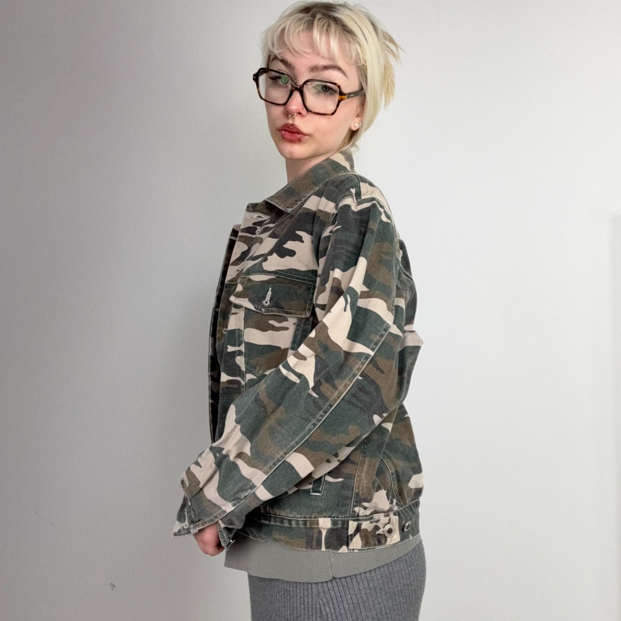 Other S - Nevada Camo Denim Jacket Size S / US 4 / IT 40 - 2 Thumbnail