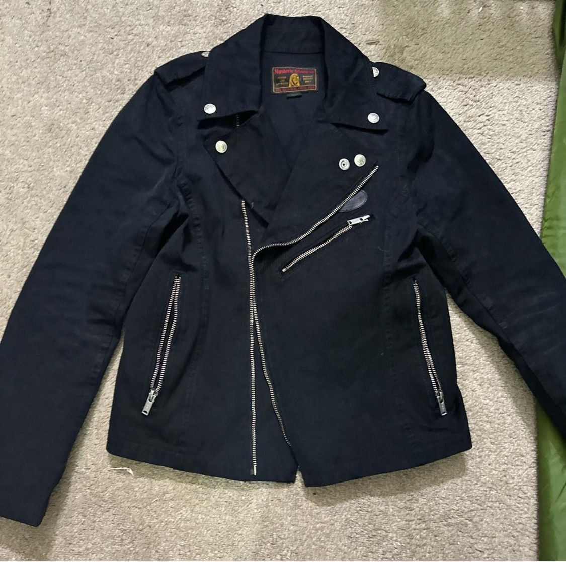 Hysteric Glamour Rare Small Hysteric Glamour Faux Leather Jacket Size XS / US 0-2 / IT 36-38 - 1 Thumbnail