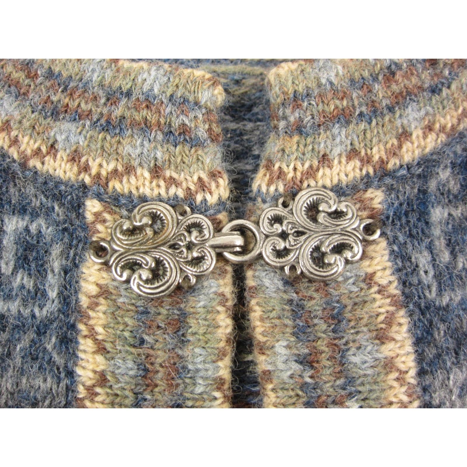 Vintage VINTAGE Cambridge Cardigan Womens XL Blue Wool Knit Cardigan Crew Neck Long Sleeve Size XL / US 12-14 / IT 48-50 - 3 Thumbnail
