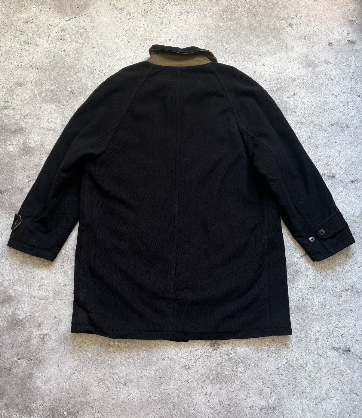Burberry Vintage Burberry Wool Coat Jacket Navy Blue Men's Size US L / EU 52-54 / 3 - 16 Thumbnail