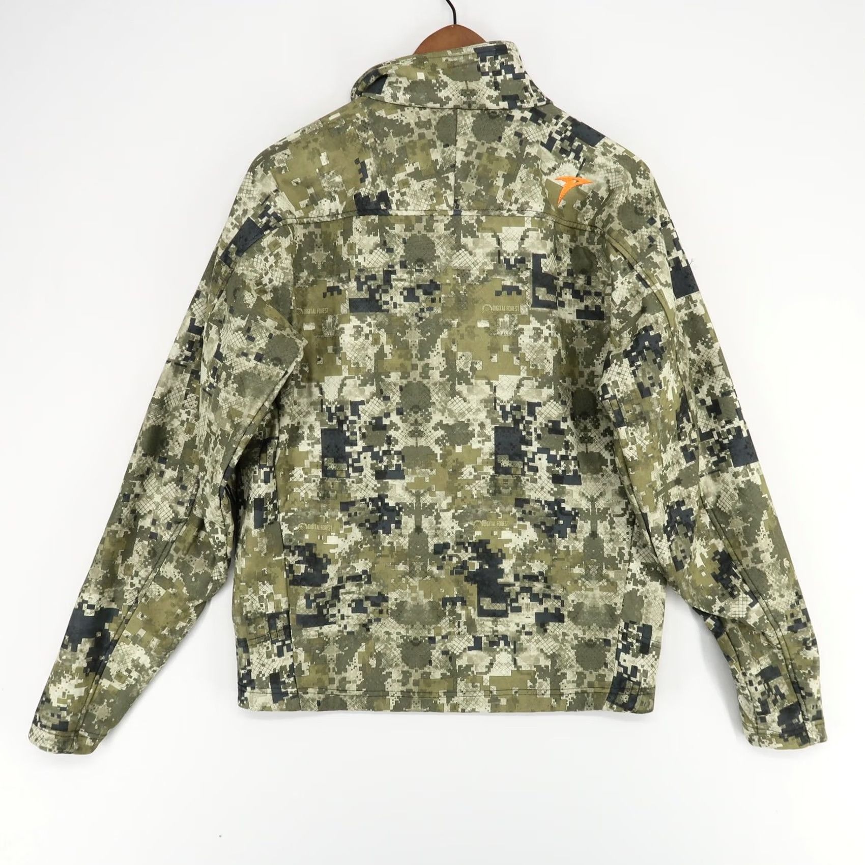 Vintage Plythal Pre Rut Jacket Mens Small Digital Camo Softshell Hunting Pit Zip Pockets Size US S / EU 44-46 / 1 - 2 Thumbnail