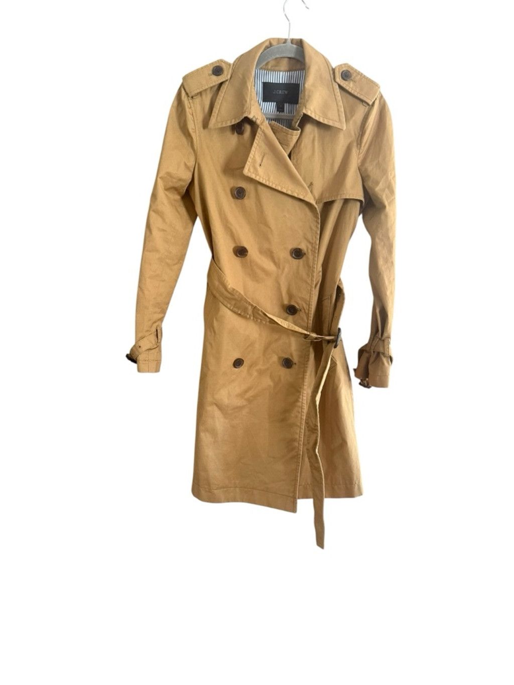 J.Crew Women's J.Crew Tan Trench Coat Size 2 Size XS / US 0-2 / IT 36-38 - 3 Thumbnail