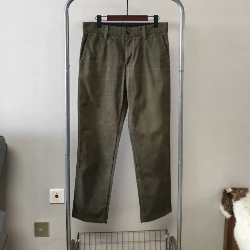 Burberry Military Green Casual Pants