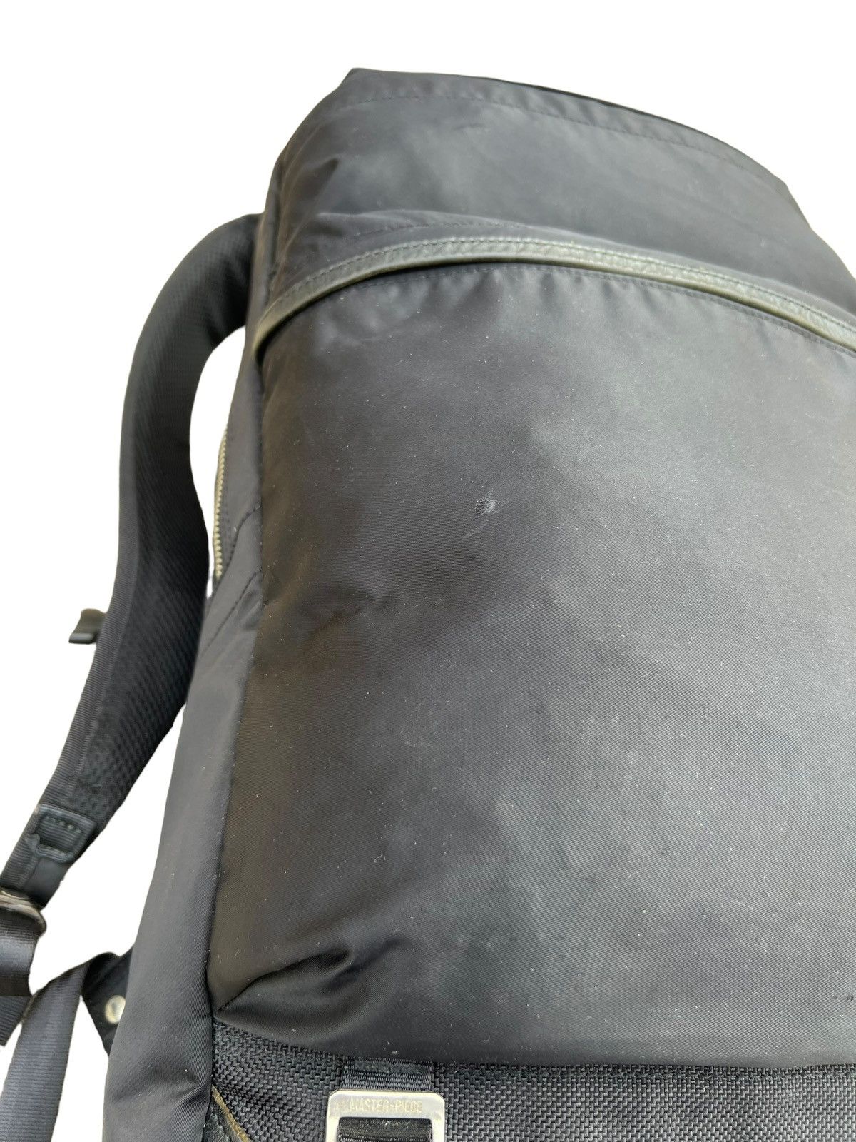 MasterPiece Vintage Masterpiece Japan Black Nylon Leather Backpack Bag Size ONE SIZE - 7 Thumbnail