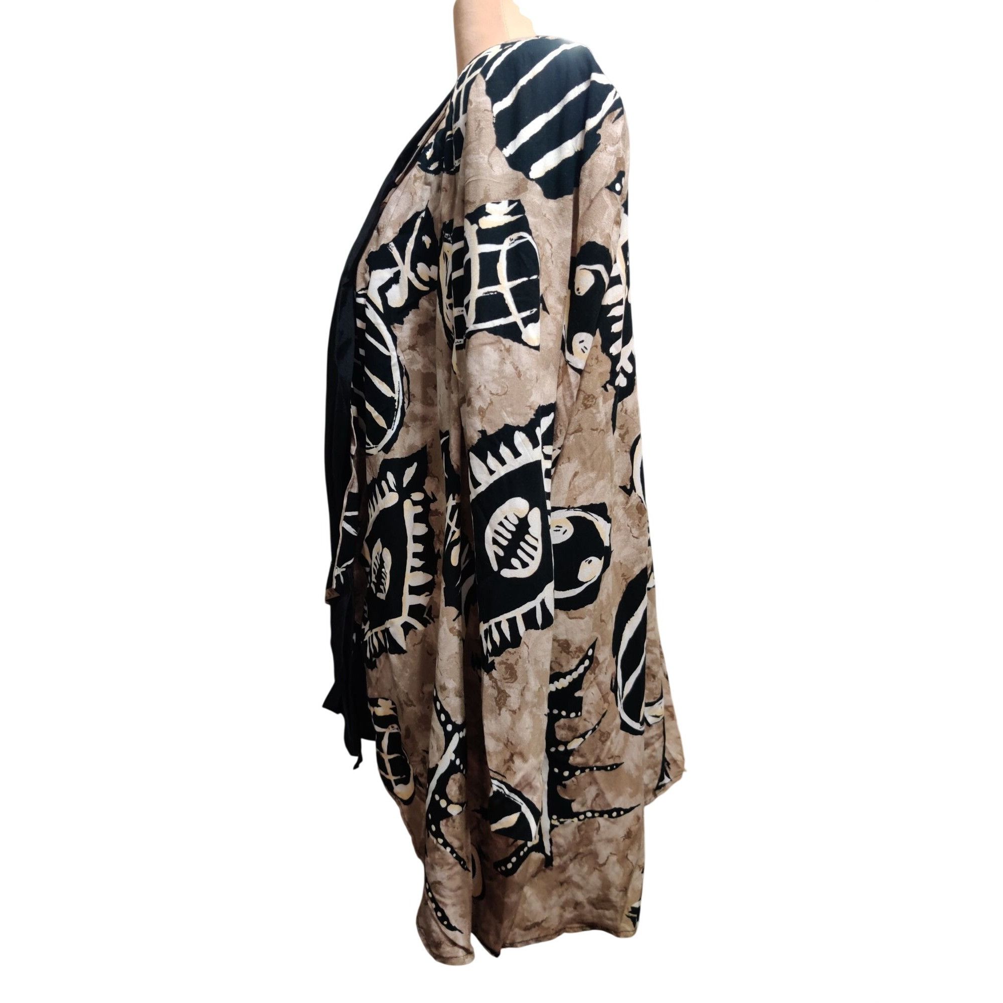 Vintage Vintage Scarlett USA XL ILGWU Abstract Tribal Print Draped J Size XL / US 12-14 / IT 48-50 - 7 Thumbnail