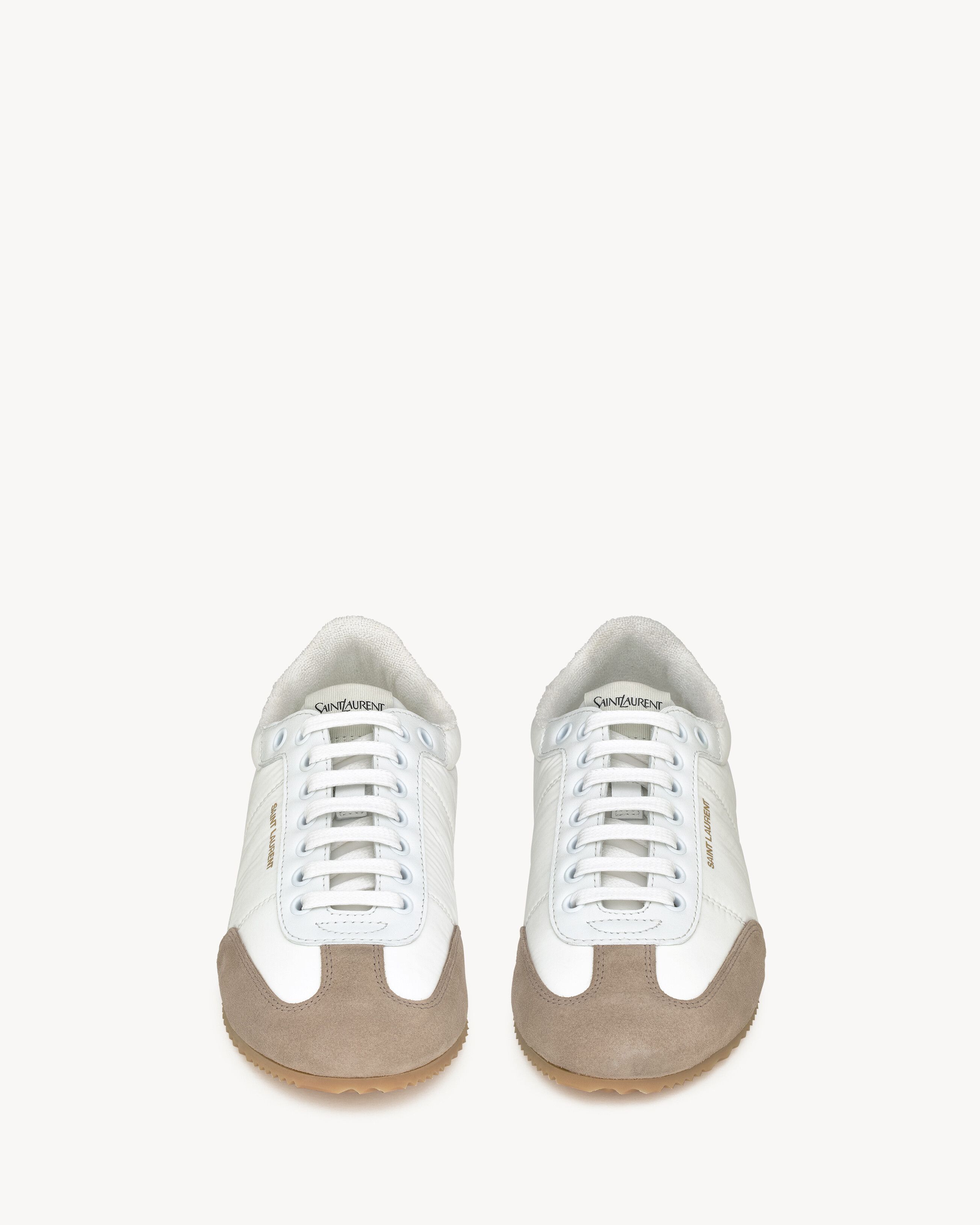 Saint Laurent Paris o1s1wg110126 807831 Aston Sneakers Leather and Nylon Size US 12 / EU 45 - 2 Thumbnail