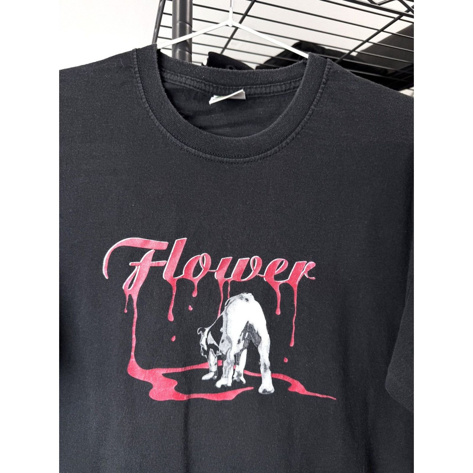 Oi Polloi Vintage Flower Heavy Metal Band Rock T Shirt Punk Y2K Blood Size US M / EU 48-50 / 2 - 2 Thumbnail