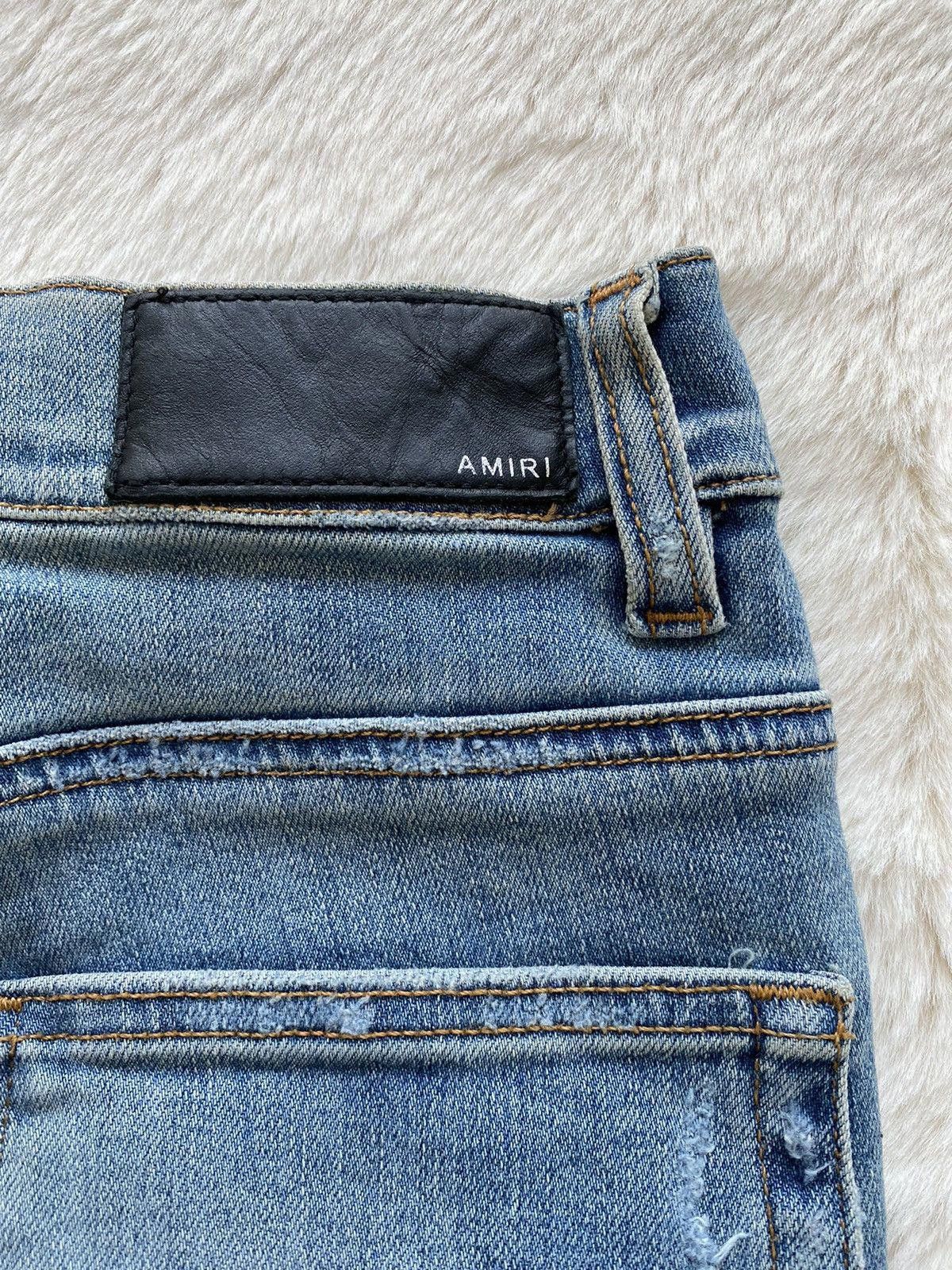 Amiri Amiri Indigo Art Patch Denim Jeans Size US 32 / EU 48 - 6 Thumbnail