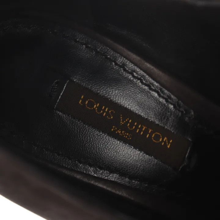 Louis Vuitton Louis Vuitton Black Suede High Heels for Women -2508 Size US 8 / IT 38 - 8 Thumbnail