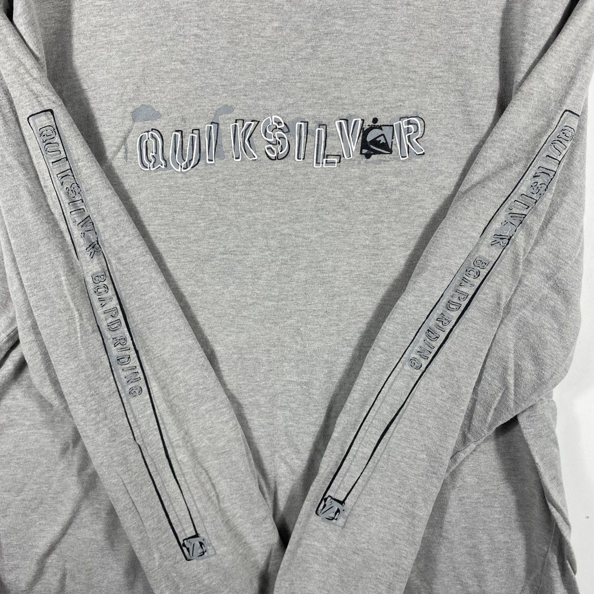 Quiksilver Vintage 00's QUIKSILVER BOARDRIDING Longsleeve Surf TeeShirt Size US M / EU 48-50 / 2 - 6 Thumbnail