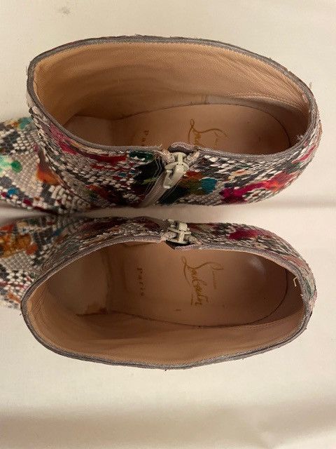 Christian Louboutin Louboutin multicolor Python booties Size US 9 / IT 39 - 4 Thumbnail