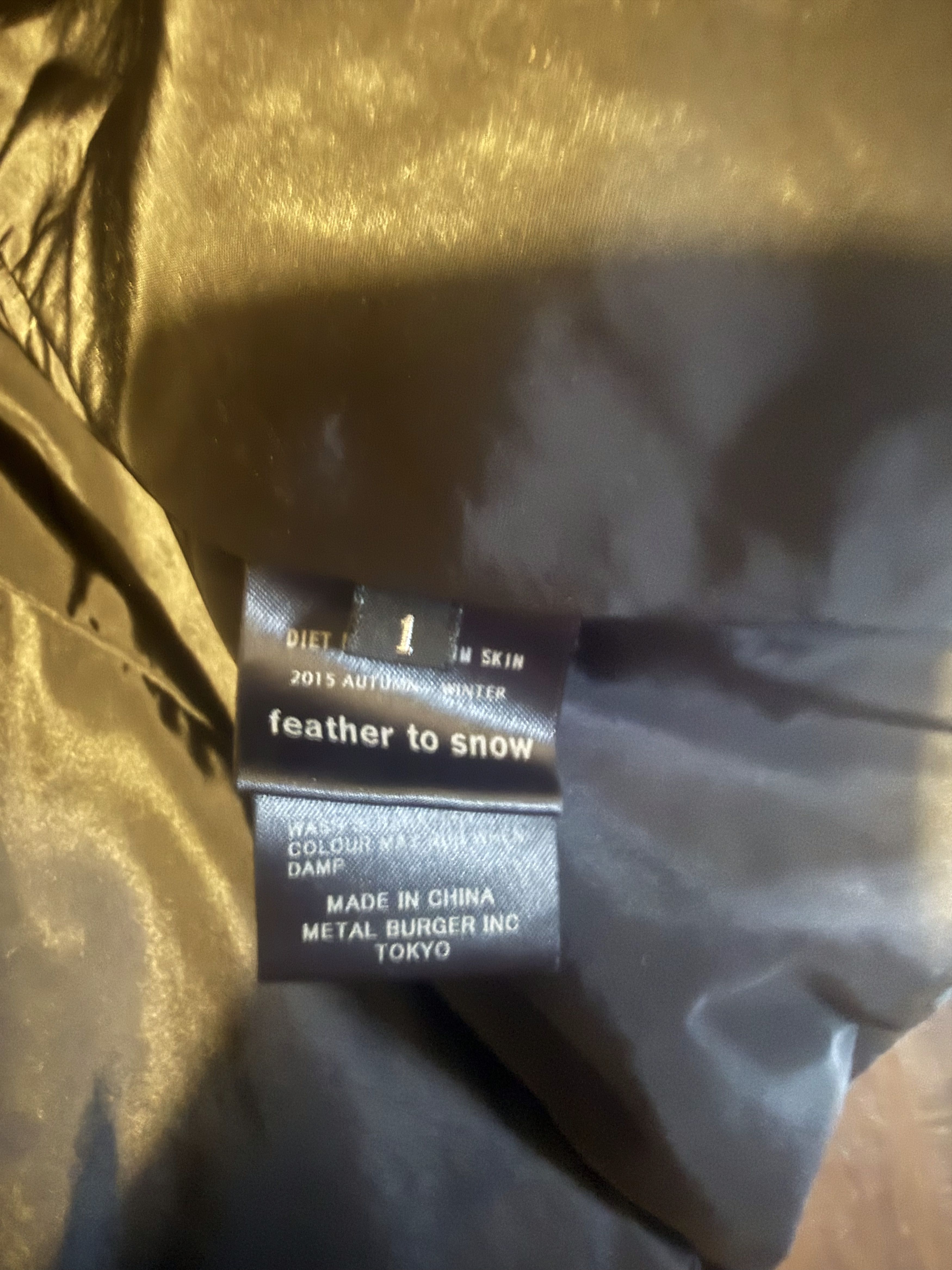 Diet Butcher Slim Skin Rare Diet Butcher Slim Skin Assymetrical Down Jacket Size US S / EU 44-46 / 1 - 4 Thumbnail