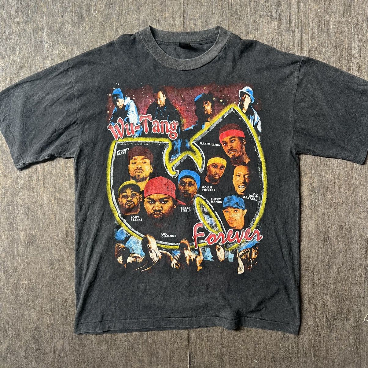 Band Tees × Rap Tees 🔥rare🔥wutang clan old dirty bastard brooklyn zoo Size US XL / EU 56 / 4 - 3 Thumbnail
