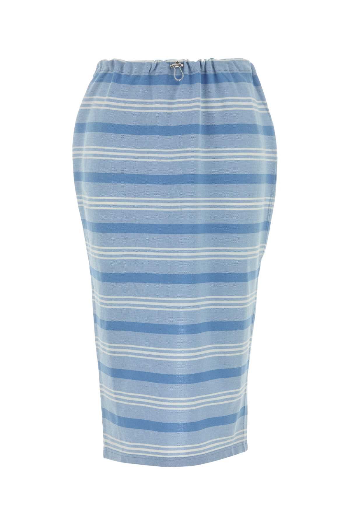 Prada Embroidered Piquet Skirt Size 30" / US 8 / IT 44 - 1 Thumbnail