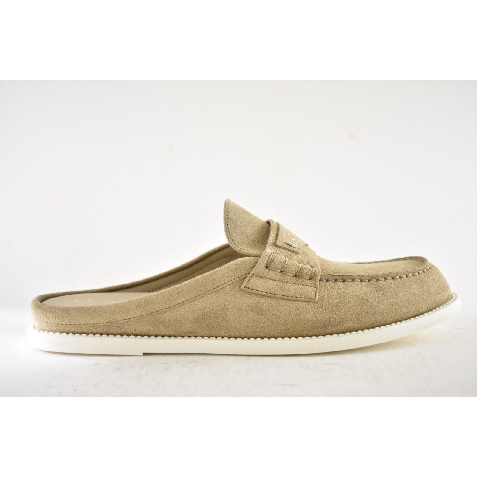 Dior Dior Boy Mule Corde Beige Suede Backless Loafer Flat 41 Size US 11 / IT 41 - 2 Thumbnail