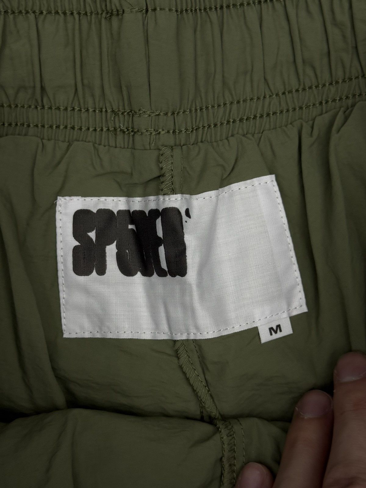 Sp5der Sp5der Double Layer WEB Shorts Size M (NEW) Green Size US 29 - 7 Thumbnail
