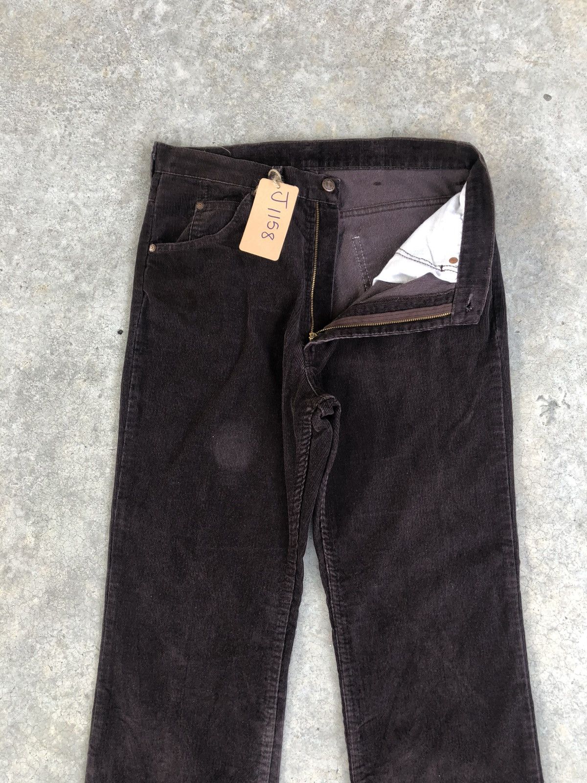 If Six Was Nine × Vintage Vintage Roebucks Flared Pants Corduroy Size US 32 / EU 48 - 3 Thumbnail