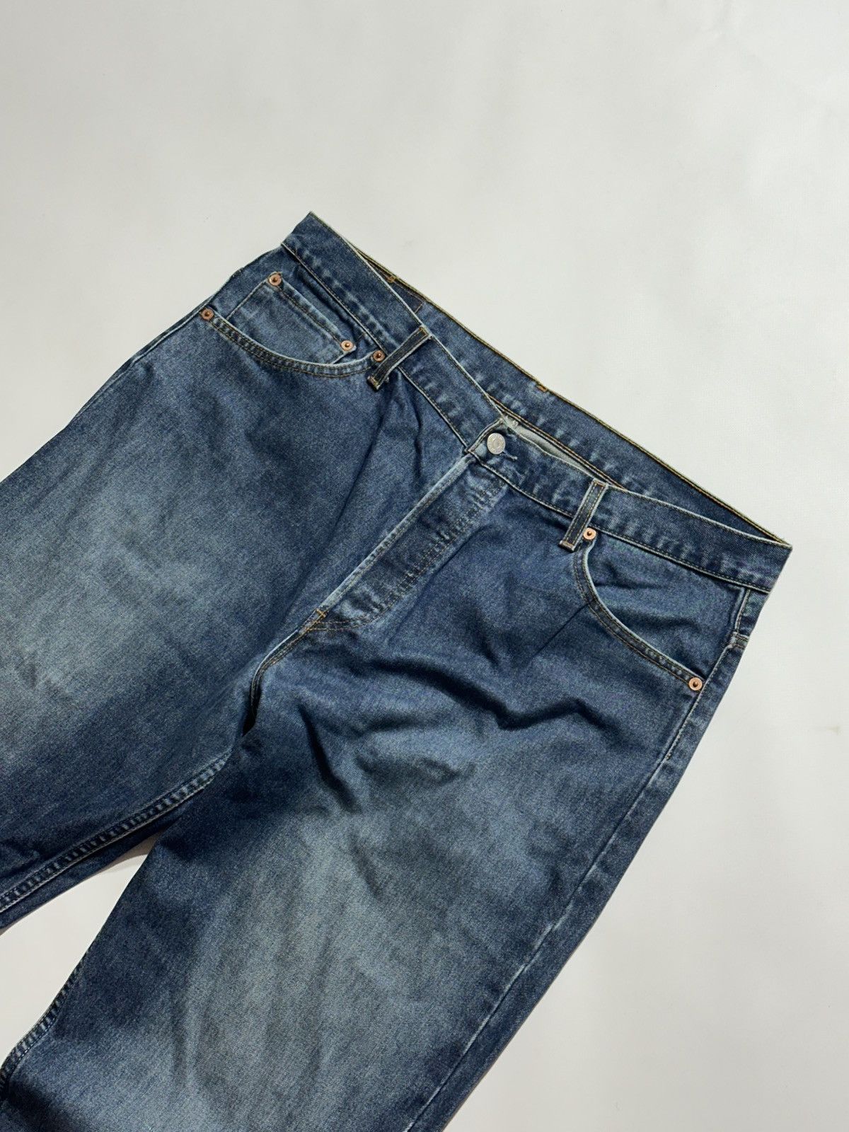 Levi's Levis 523 Vintage Navy Blue Baggy Pants Size US 38 / EU 54 - 5 Thumbnail