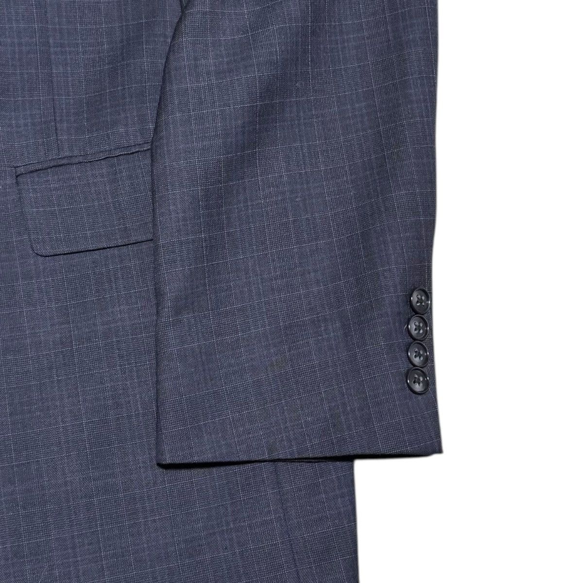 Hart Schaffner Marx Dillards Hart Schaffner Marx Navy Crosshatch Wool Blazer 44L Size 44L - 3 Thumbnail
