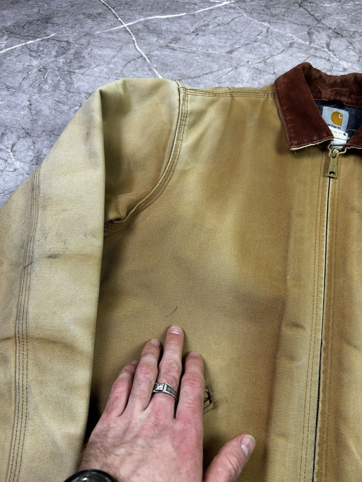 Carhartt Carhartt Active Jacket Faded Distressed Work Bomber 90s Size US M / EU 48-50 / 2 - 13 Thumbnail