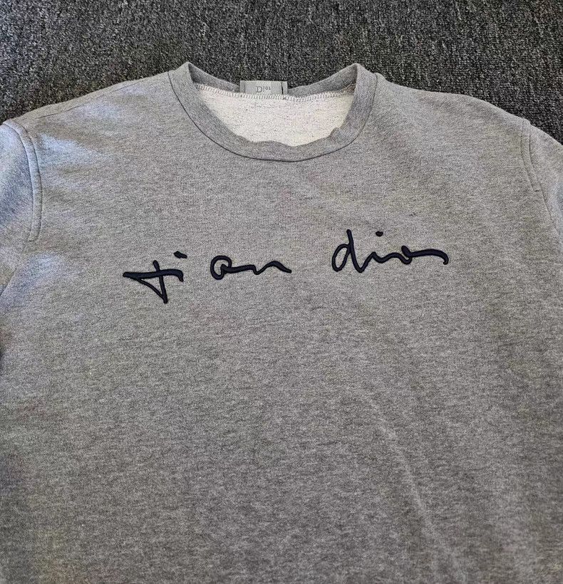 Dior Dior Men's Embroidered Sweatshirt Size US M / EU 48-50 / 2 - 3 Thumbnail