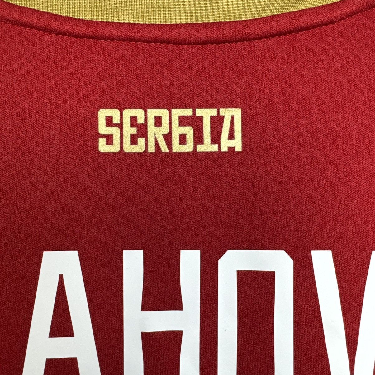 Puma SERBIA 2022 2023 HOME FOOTBALL SOCCER JERSEY #18 VLAHOVIC Size US M / EU 48-50 / 2 - 19 Thumbnail