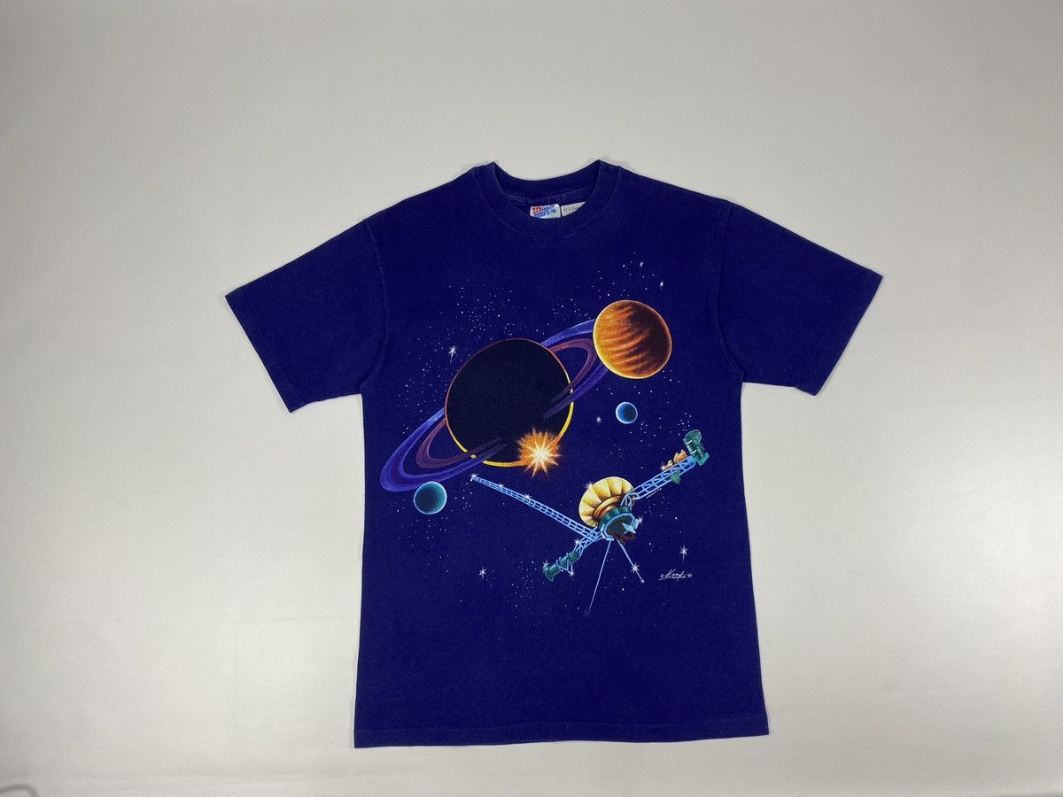 Hanes LASTDROP🔥90s Solar System Harlequin Ken Drewke Single Stitch Size US M / EU 48-50 / 2 - 13 Thumbnail