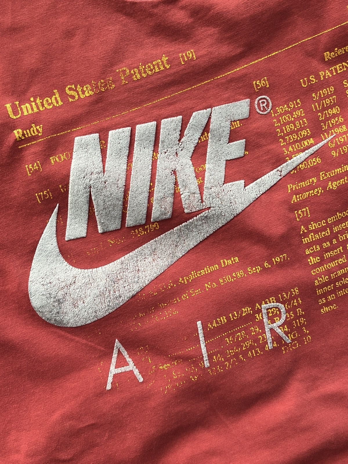 Nike × Vintage Vintage Nike Central Swoosh Logo Usa Drill opium y2k Size US M / EU 48-50 / 2 - 4 Thumbnail