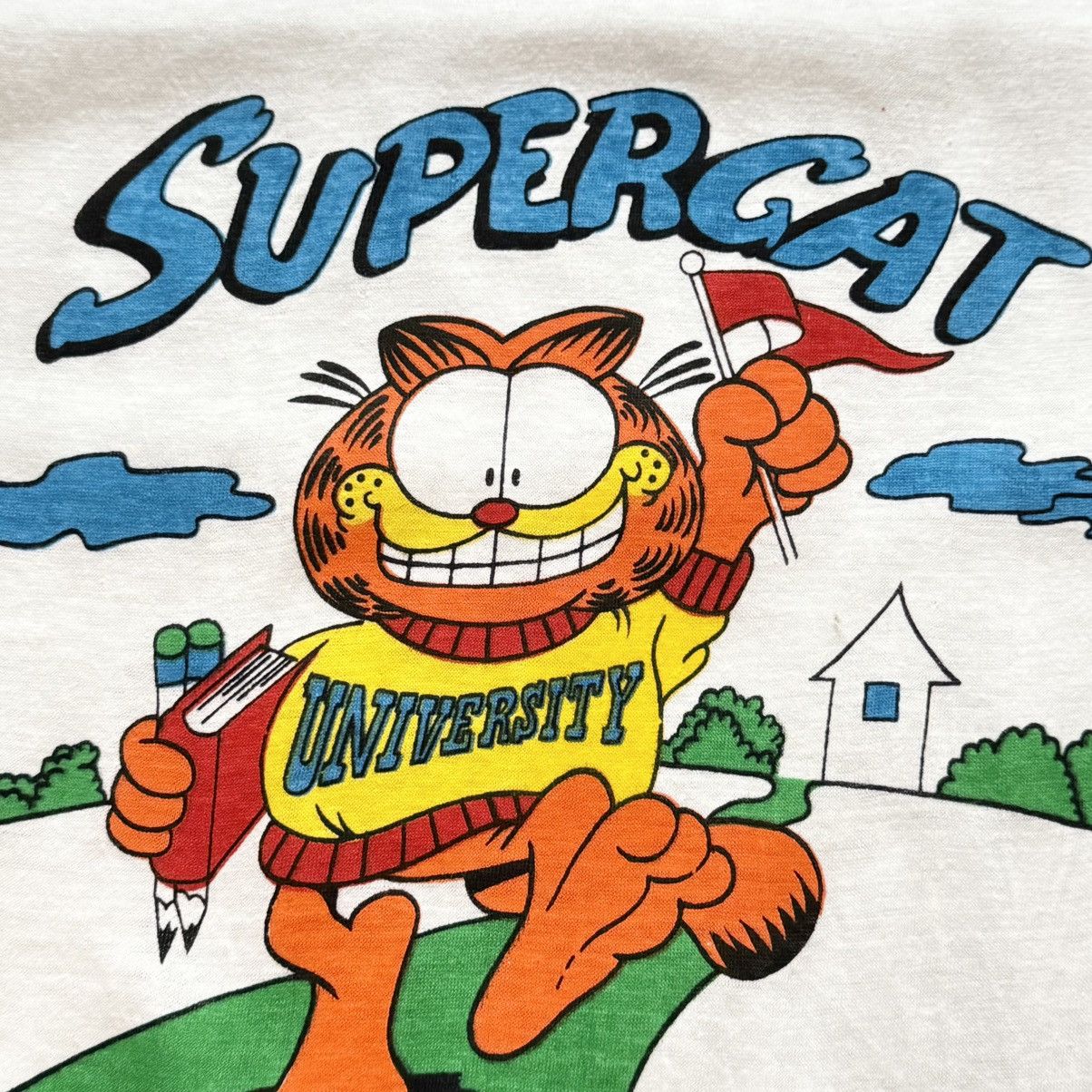 Cartoon Network 80-90s Garfield Supercat University Cartoon Movie T-Shirt Size US S / EU 44-46 / 1 - 3 Thumbnail