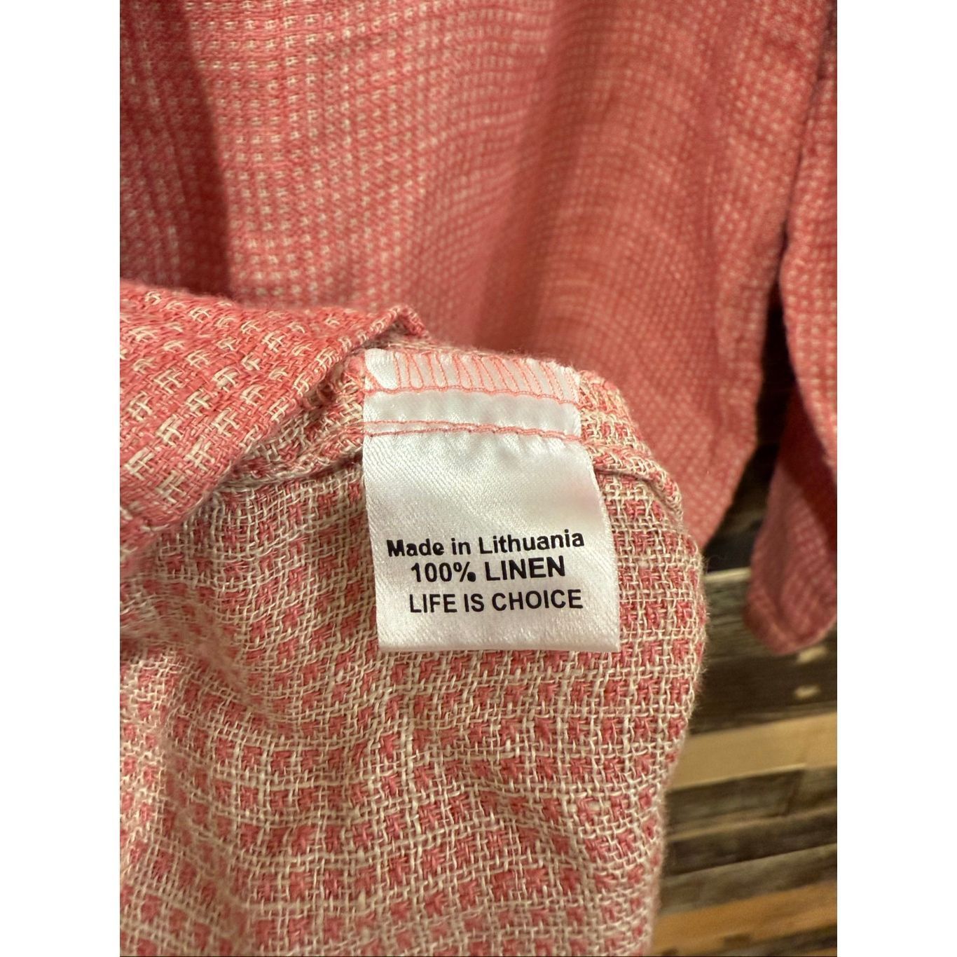 FLAX Flax NWOT pink dress with pocket boho linen size medium Size M / US 6-8 / IT 42-44 - 5 Thumbnail