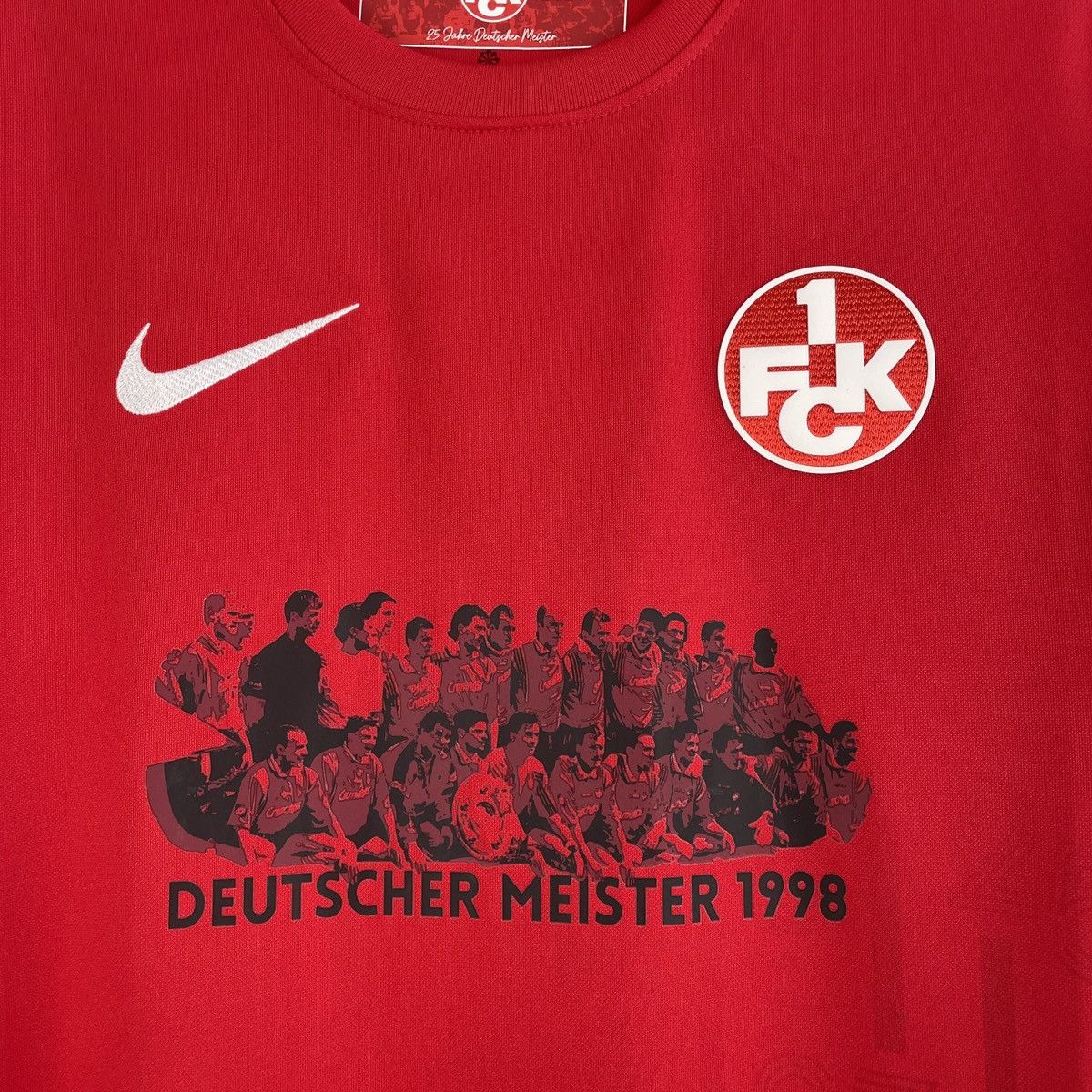Nike 1. FC Kaiserslautern Nike Jersey Deutscher Meister 1998 sz S Size US S / EU 44-46 / 1 - 2 Thumbnail