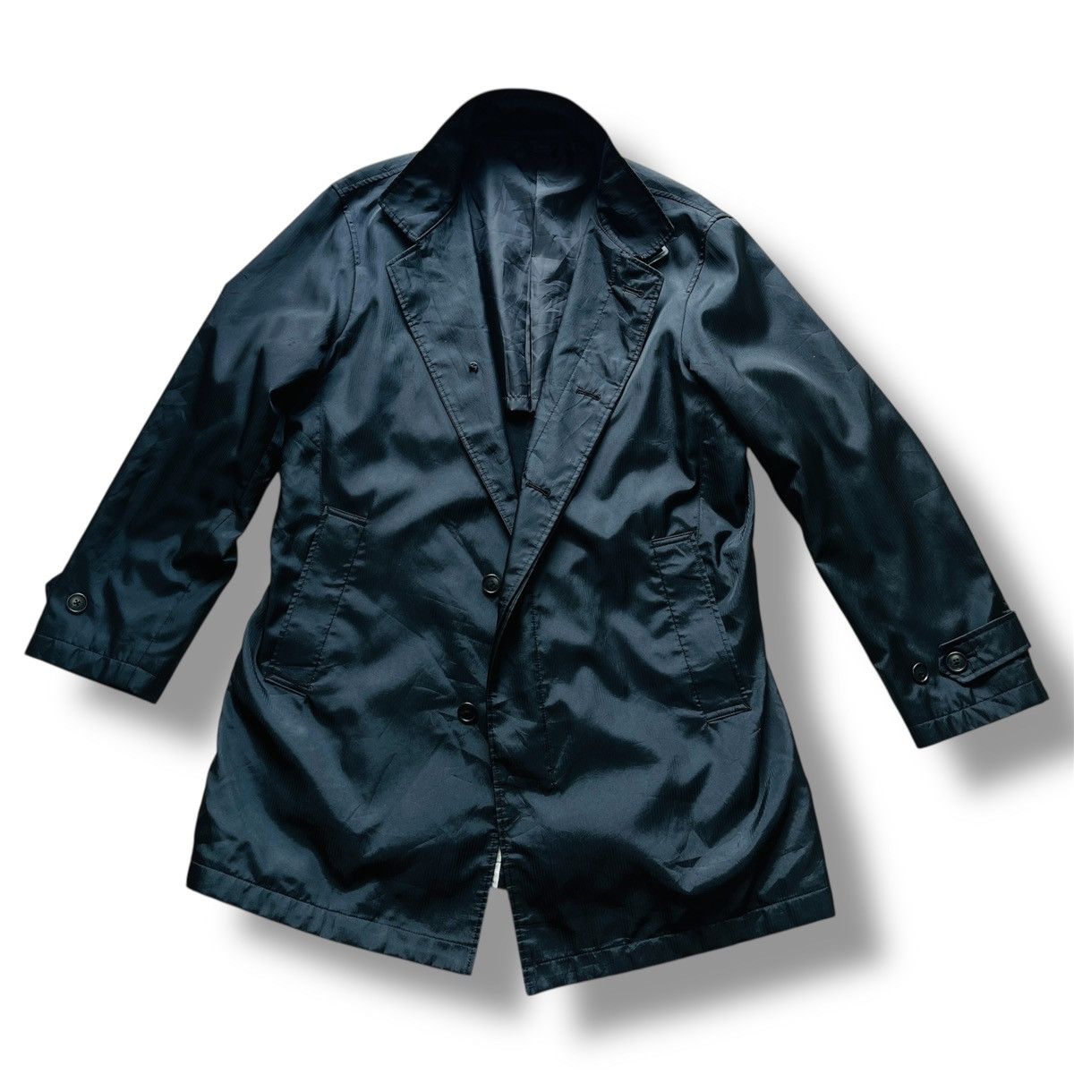 Tete Homme Vintage Tete Homme Two Ways Long Coat Jacket Parka Size US L / EU 52-54 / 3 - 1 Thumbnail