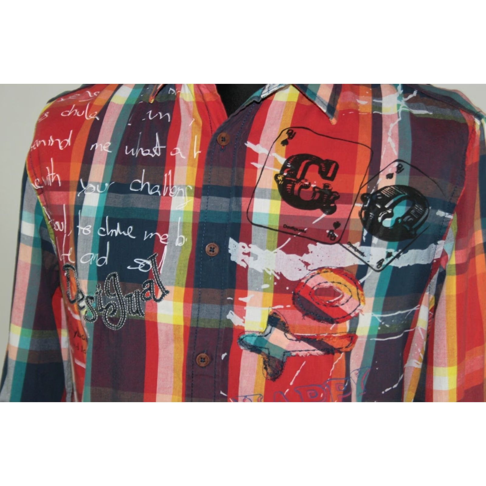 Desigual Desigual Shirt Sargo 41C1300 Regular Size L Multicoloured Mens Size US L / EU 52-54 / 3 - 2 Thumbnail