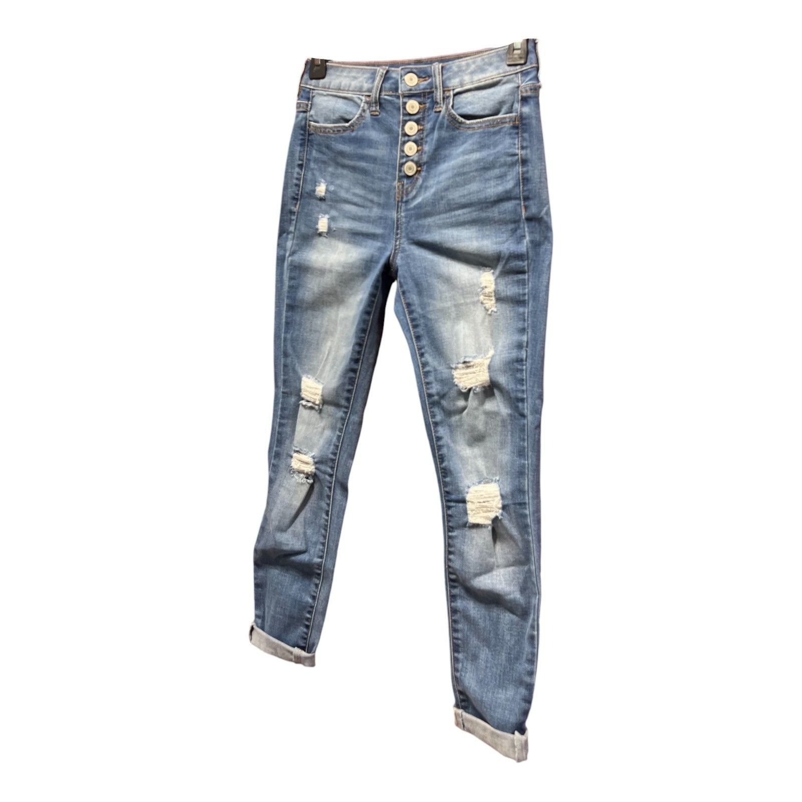 Other Ultimate - Women's High-Rise Ankle - Length Jeans - Blue - 0 Size 25" / US 0 / IT 36 - 12 Thumbnail