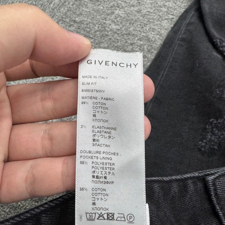 Givenchy Givenchy Ripped Distressed Jeans Size US 31 - 4 Thumbnail