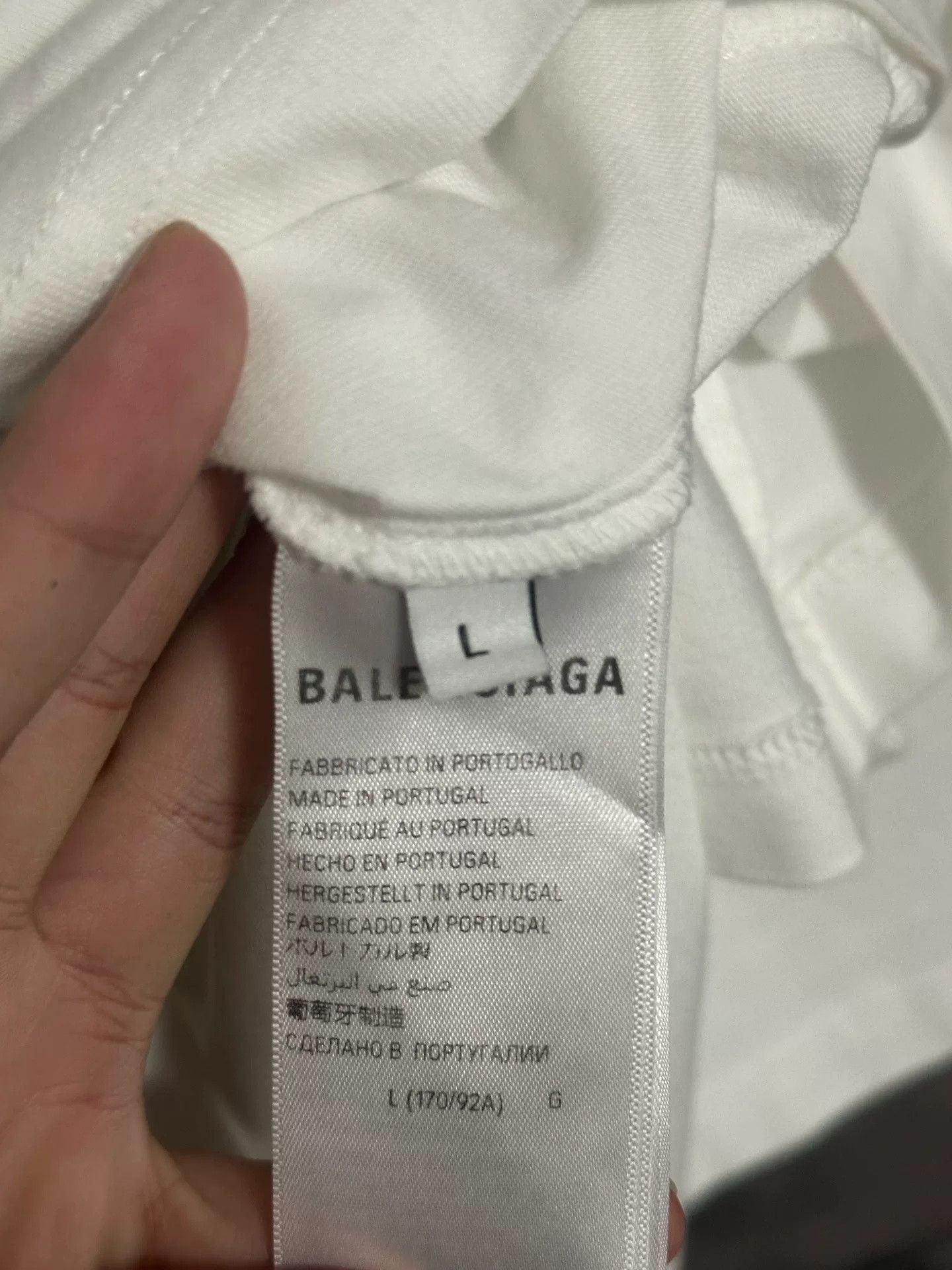 Balenciaga Balenciaga 3B Embroidered Logo T-Shirt Size US L / EU 52-54 / 3 - 3 Thumbnail