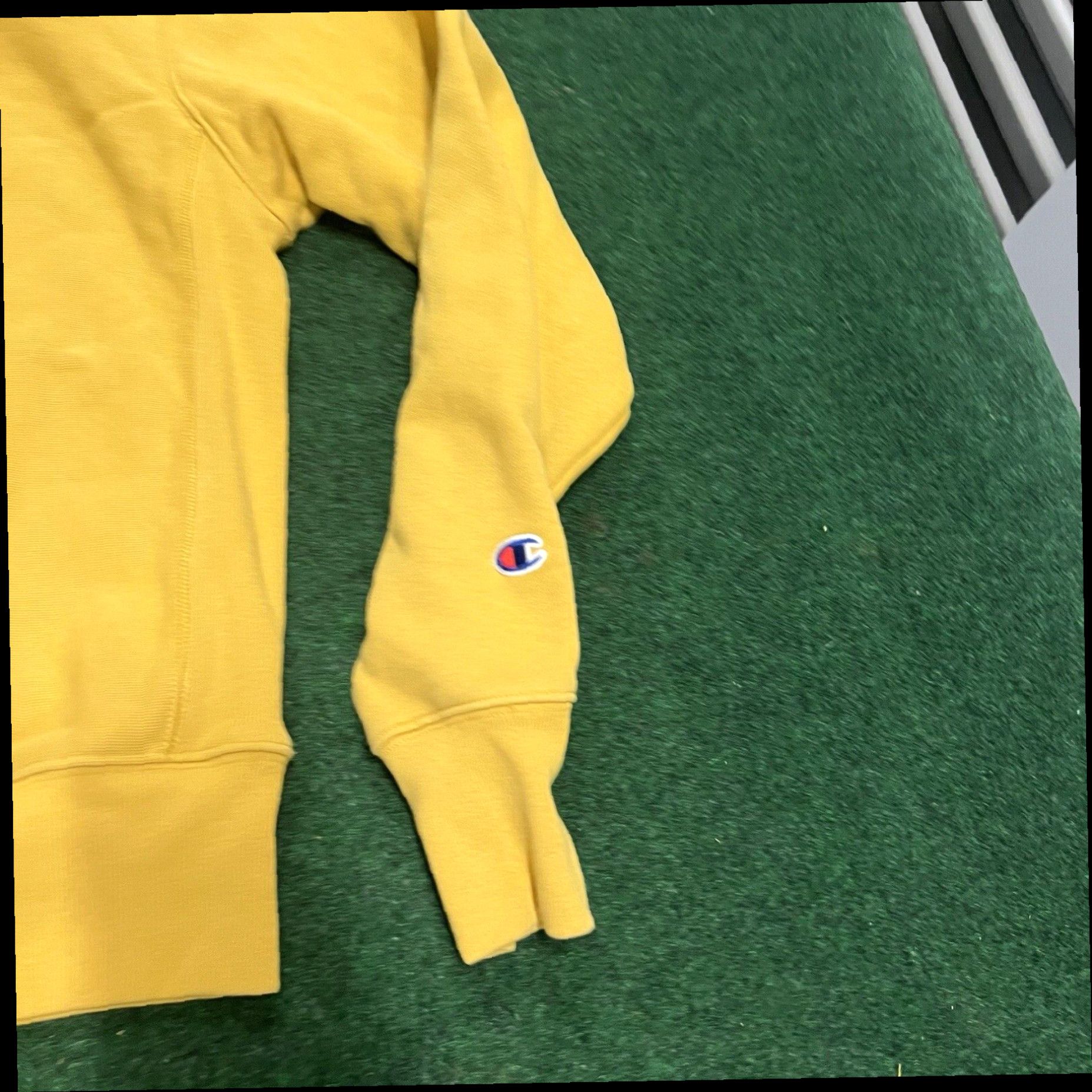 Champion Vintage Champion Reverse Weave Ribbed Sweatshirt Small Yellow Gold Size US S / EU 44-46 / 1 - 8 Thumbnail