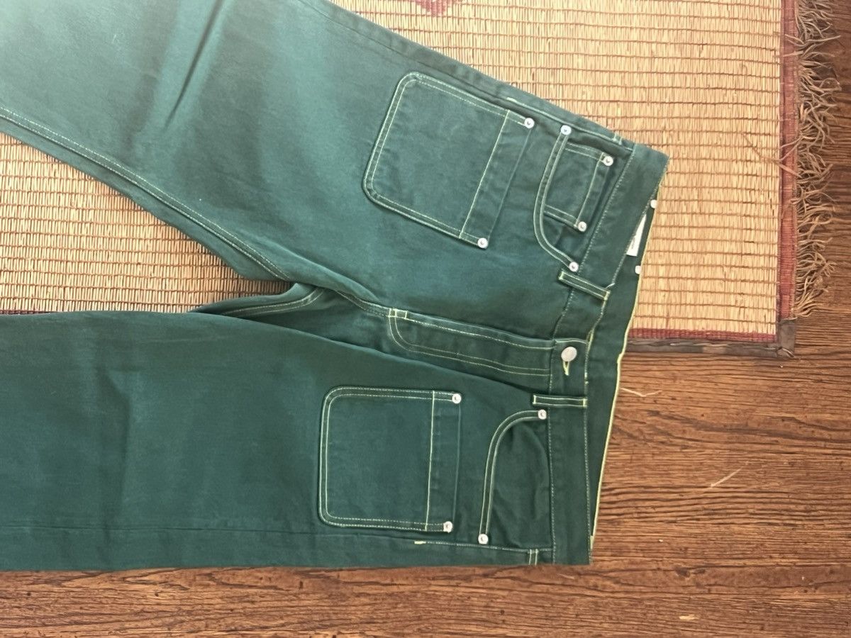 Dries Van Noten Green carpenter dries jeans Size US 33 - 2 Thumbnail