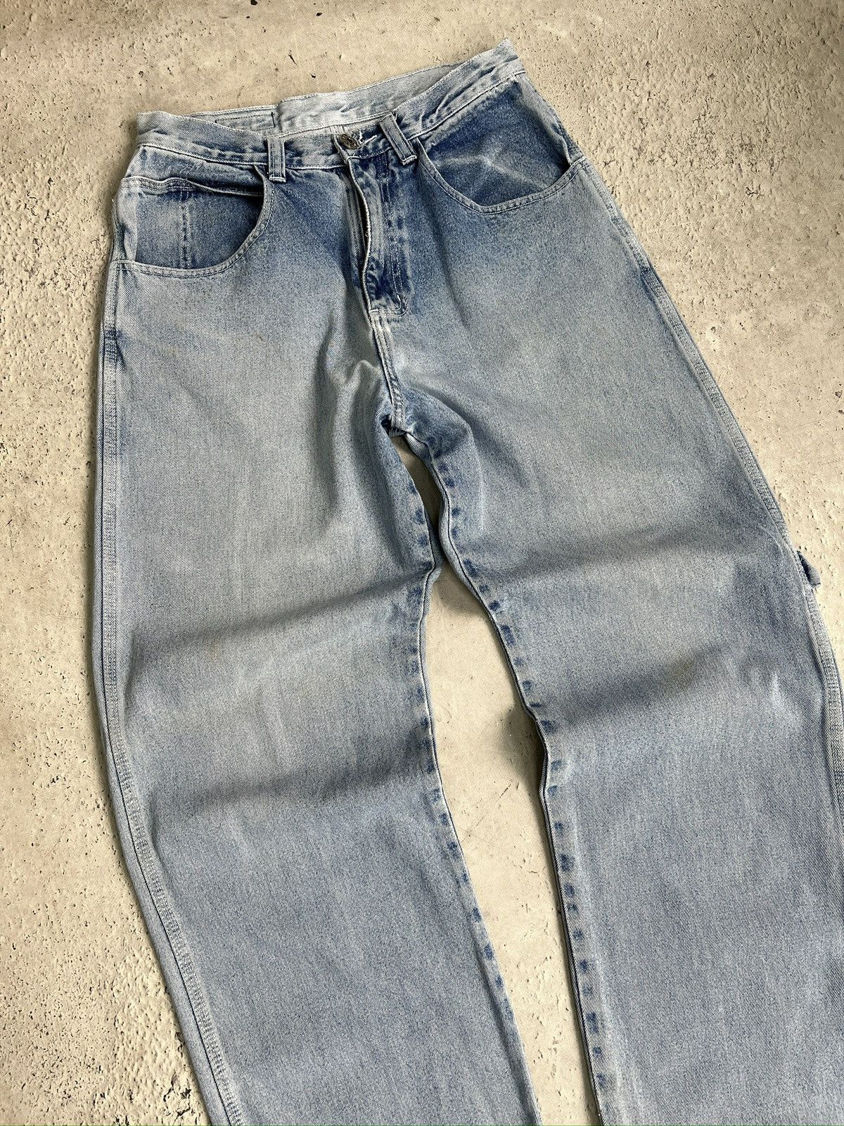 Diesel Wide leg distressed baggy rap jeans y2k Size US 30 / EU 46 - 2 Thumbnail