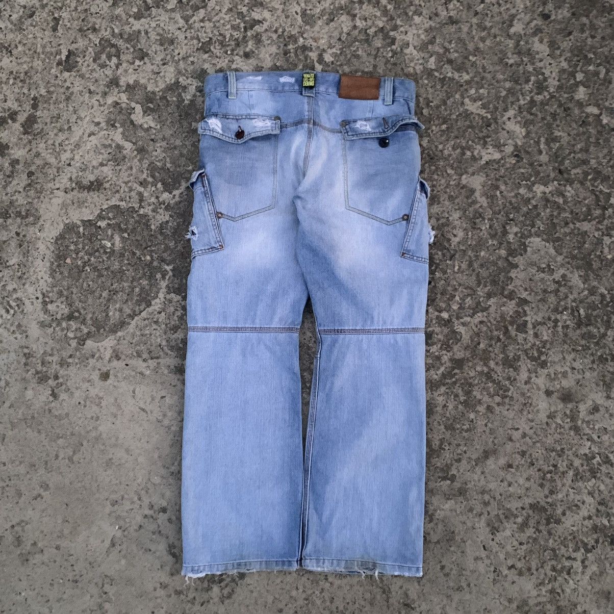 If Six Was Nine Vintage Japanese Style Henley’s Jeans Size 32 Multi-pocket Size US 32 / EU 48 - 2 Thumbnail