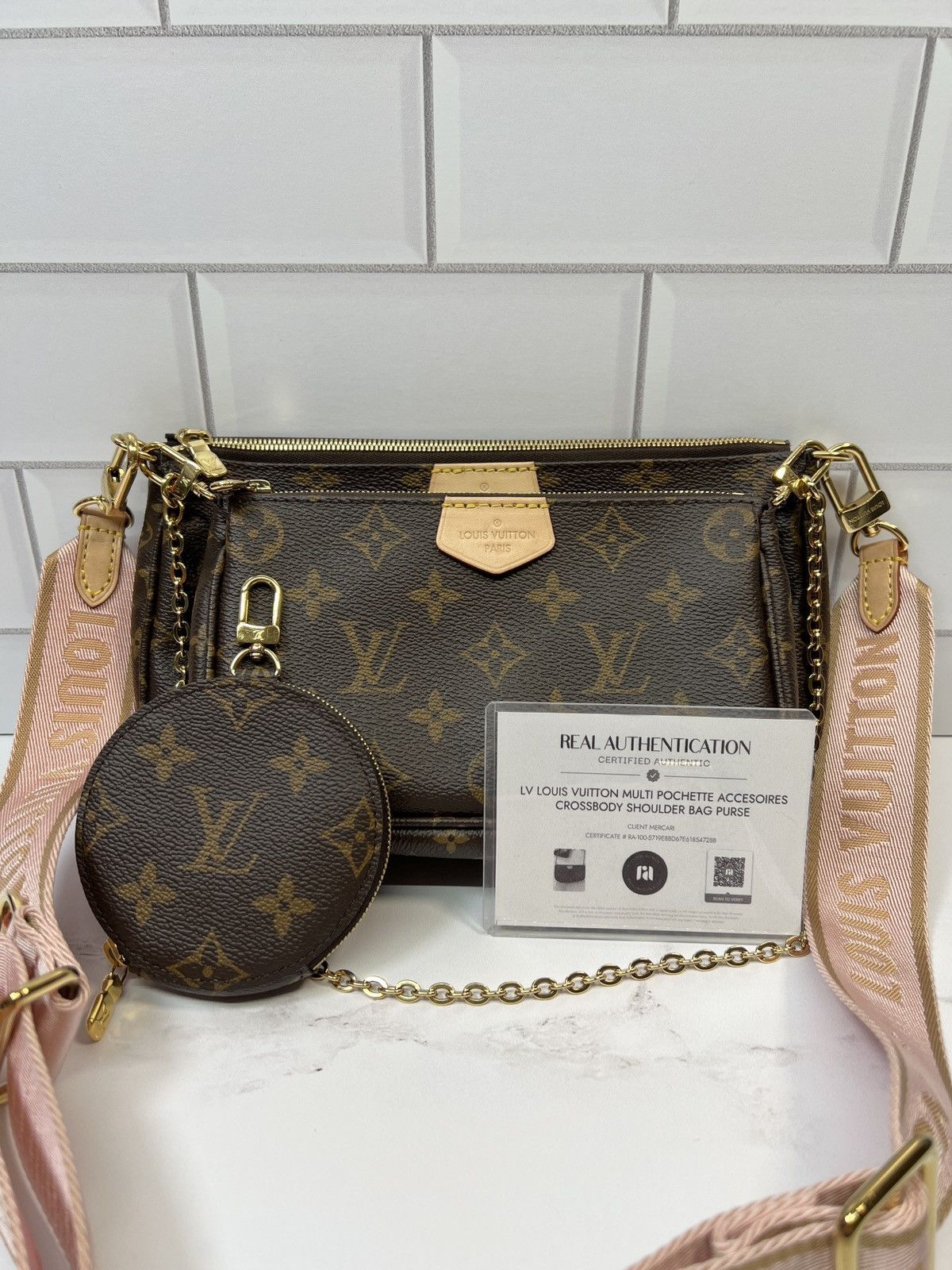 Louis Vuitton LV Louis Vuitton Multi Pochette Accesoires Bag Purse Size ONE SIZE - 1 Thumbnail
