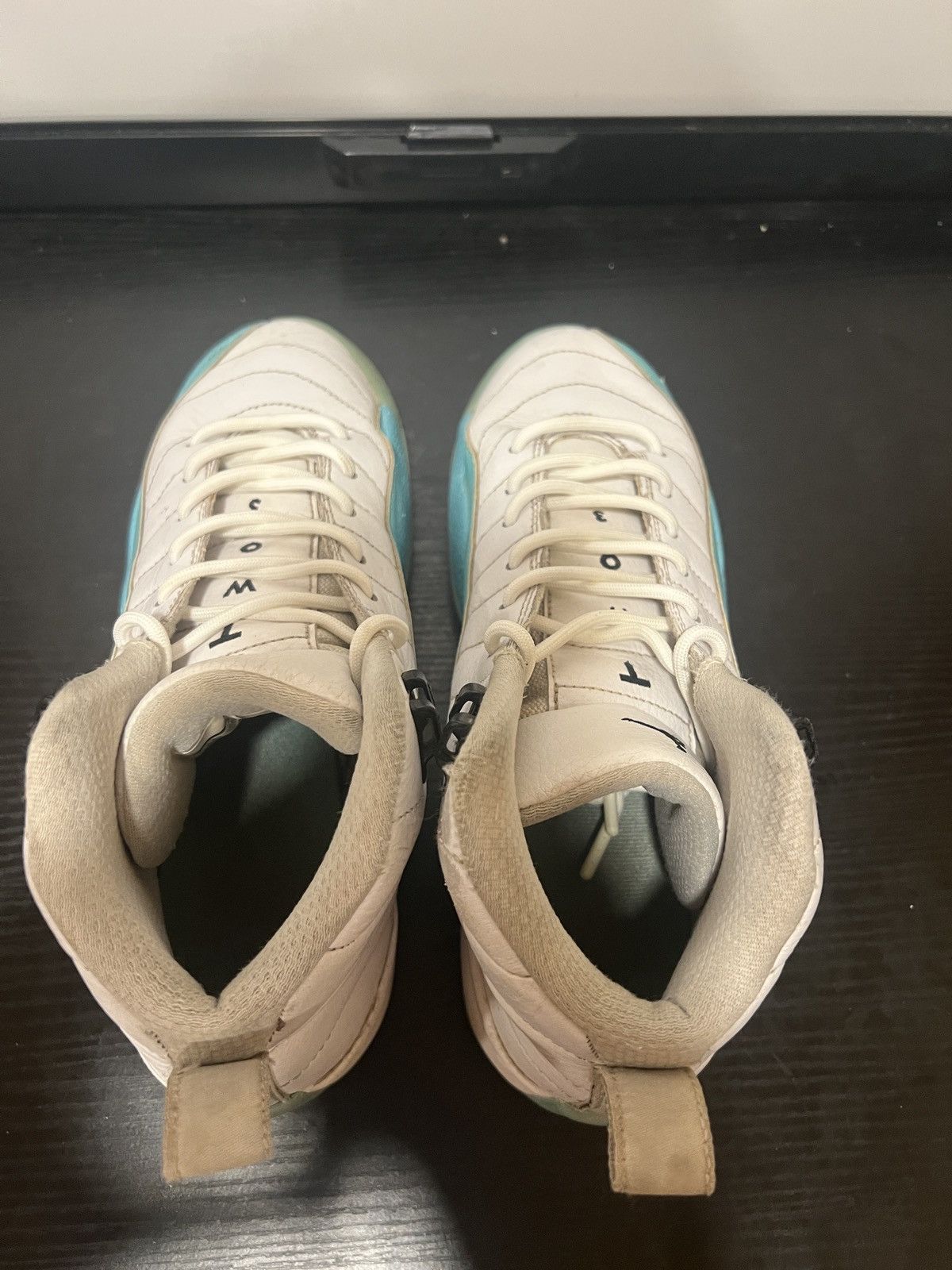 Jordan Brand SIZE 6.5 MEN - Jordan 12 Mid Light Aqua Size US 6.5 / EU 39-40 - 5 Thumbnail