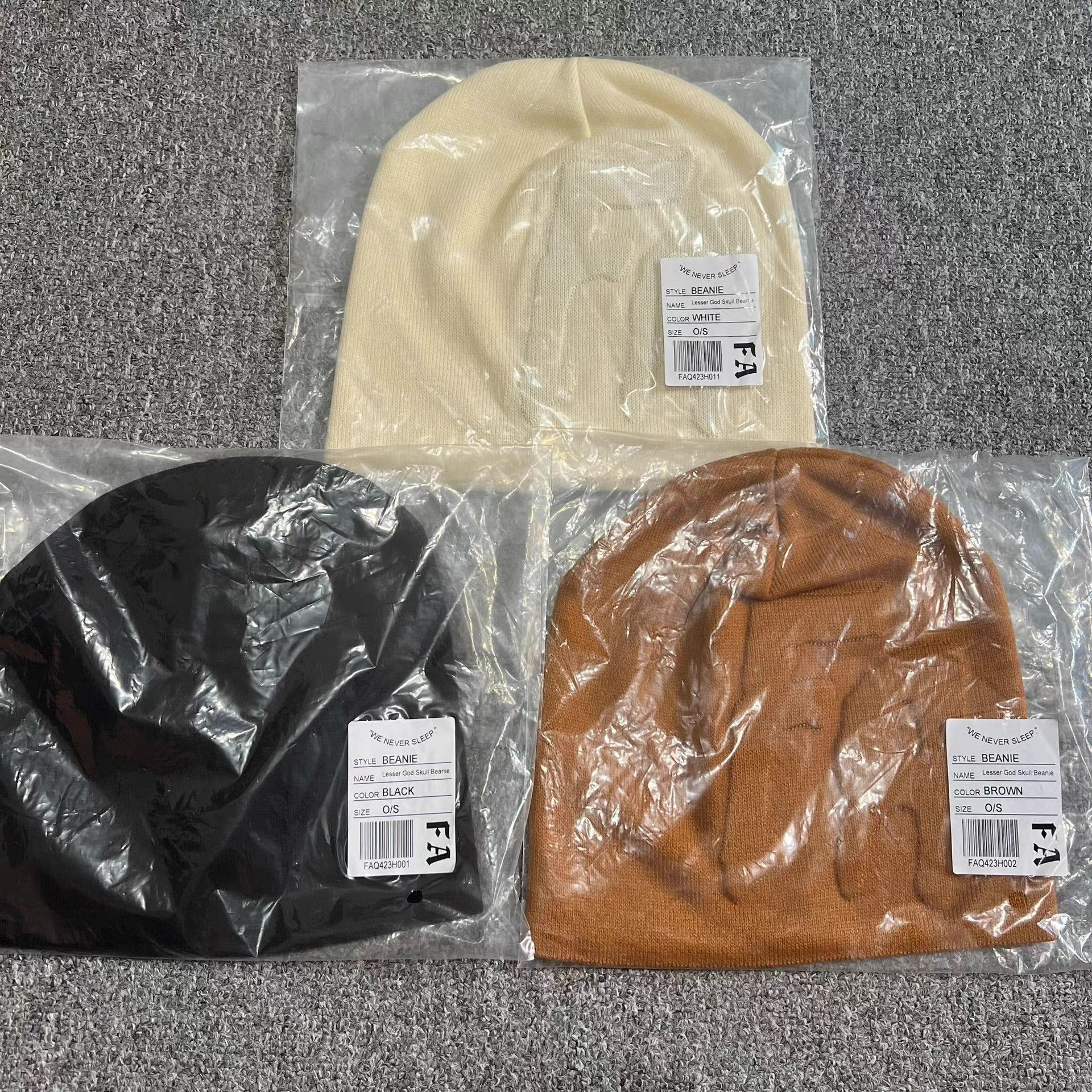 Fucking Awesome Fucking Awesome FA Embroidered Knitted Beanie Q7 Size ONE SIZE - 7 Thumbnail
