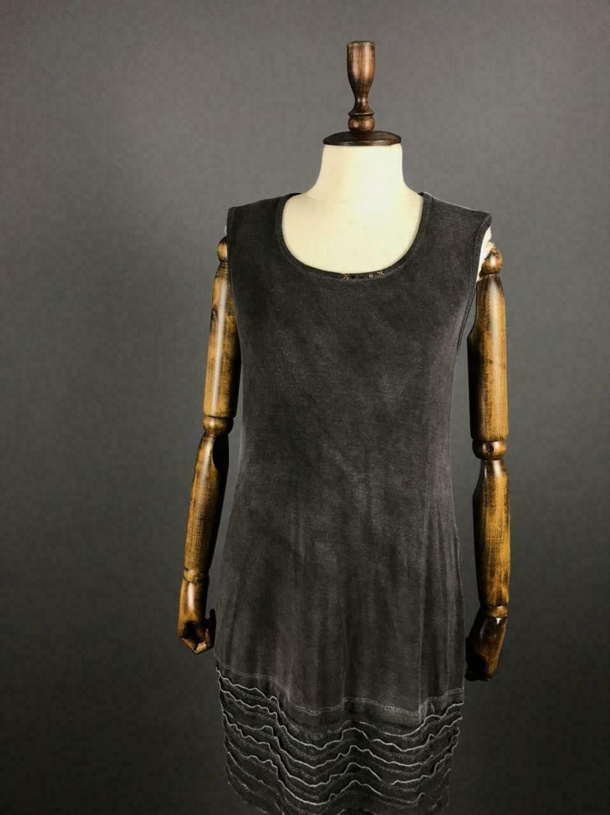 Designer Elisa Cavalleti Designer Grey Knee Dress Size M / 2 Size M / US 6-8 / IT 42-44 - 5 Thumbnail