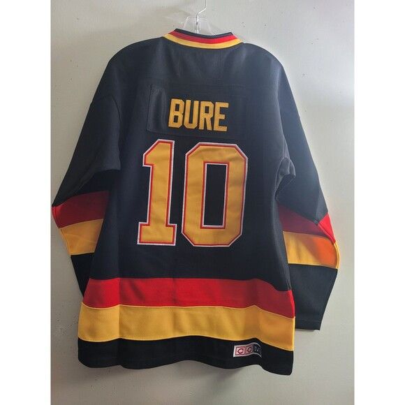 Ccm Vancouver Canucks Hockey Jersey Bure #10 CCM Size US XL / EU 56 / 4 - 7 Thumbnail