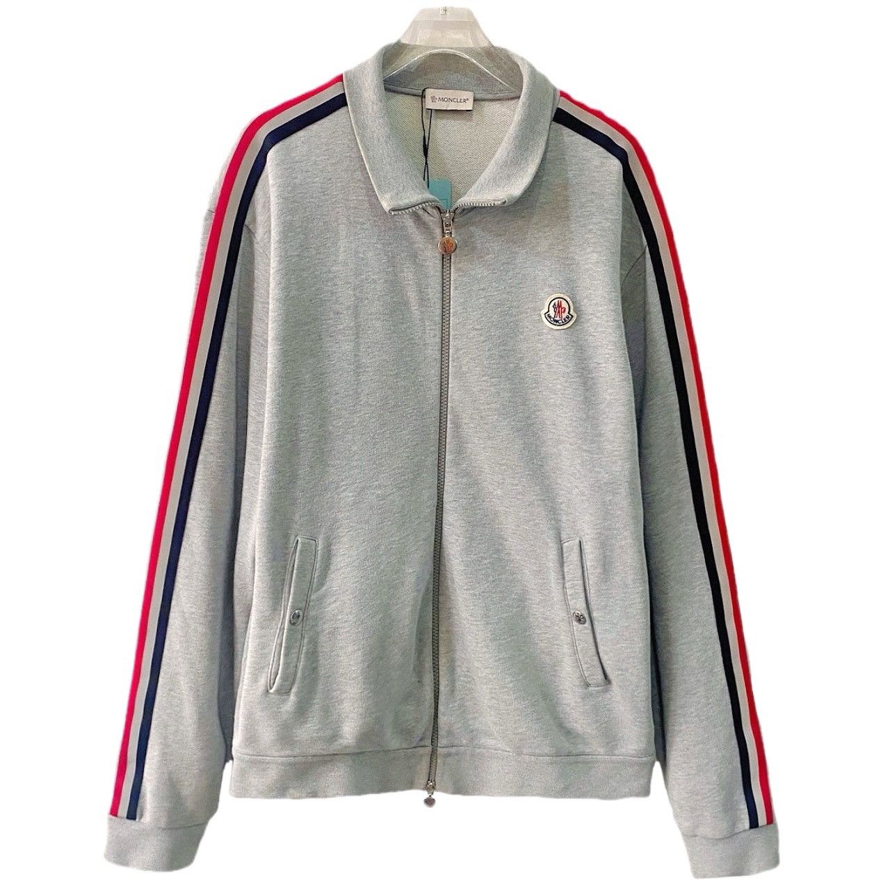 Moncler Moncler Maglia Striped Cotton Jacket (XXL) Size US XXL / EU 58 / 5 - 1 Thumbnail