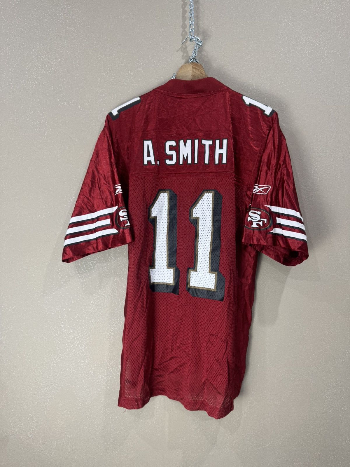 NFL Official San Francisco 49ers Alex Smith Jersey LARGE Size US S / EU 44-46 / 1 - 1 Thumbnail