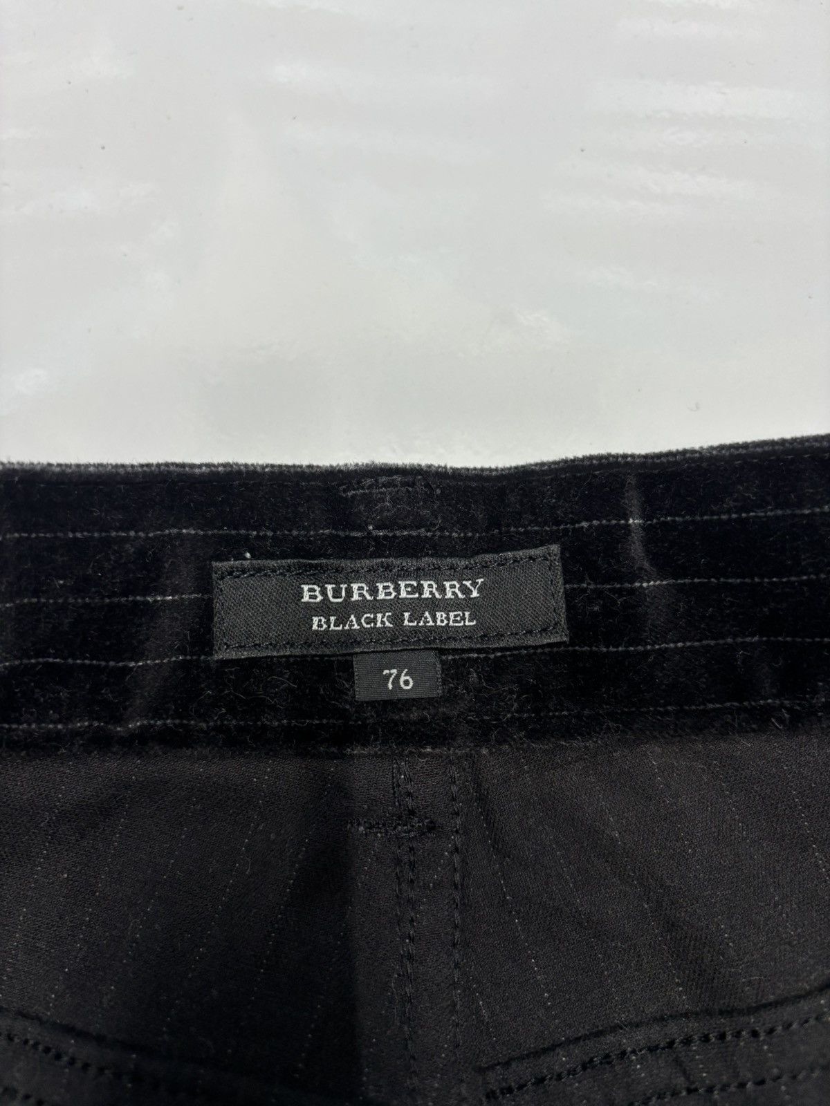 Burberry BURBERRY BLACK LABEL STRIPE VELVET TROUSER PANTS Size US 32 / EU 48 - 9 Thumbnail