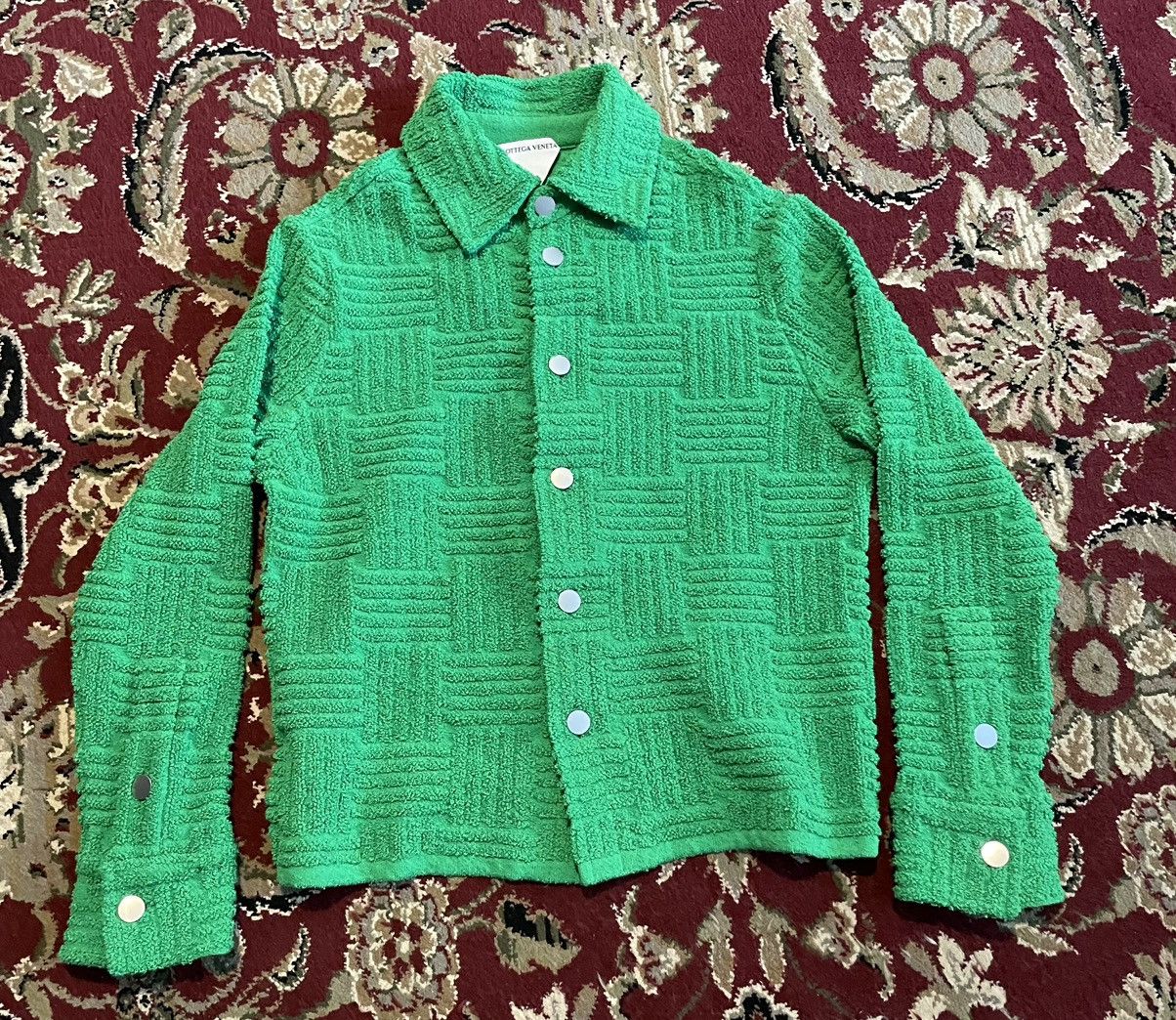 Bottega Veneta Bottega Veneta Intrecciato Terry Towel Jacket Size US XS / EU 42 / 0 - 1 Thumbnail