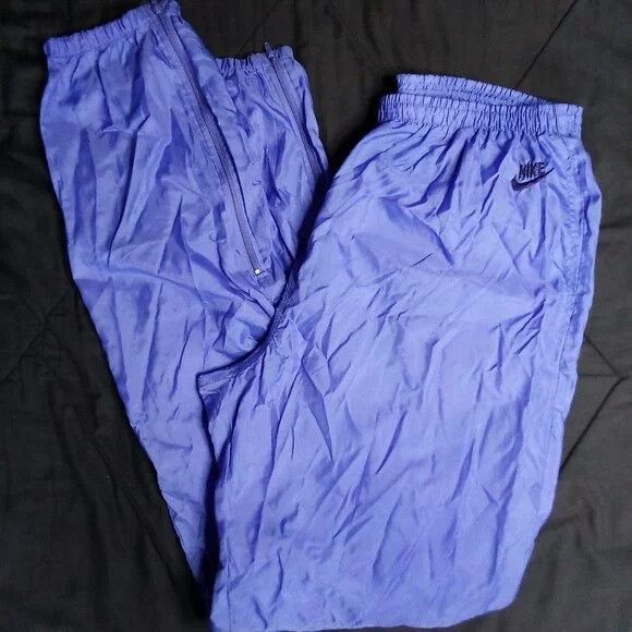Nike Vintage 90s Nike Wind Pants Joggers Trainers Lavender Size US 32 / EU 48 - 1 Thumbnail